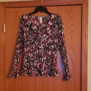 Fred David blouse sz large